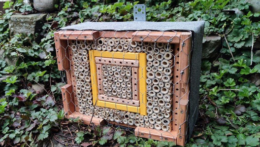 K6 / Bruthilfe für Wildinsekten / Wildbienen /// reine Bambusbefüllung!!! € 125,00 verkauft