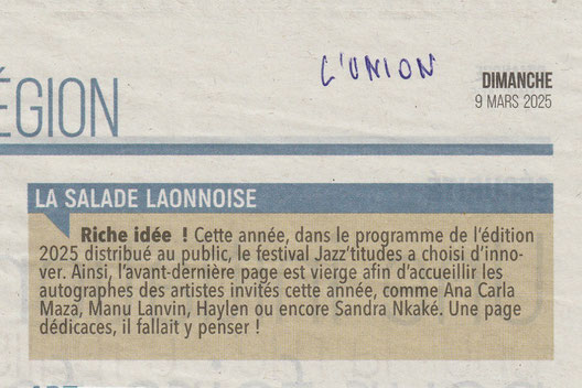 L Union  9 mars 2025