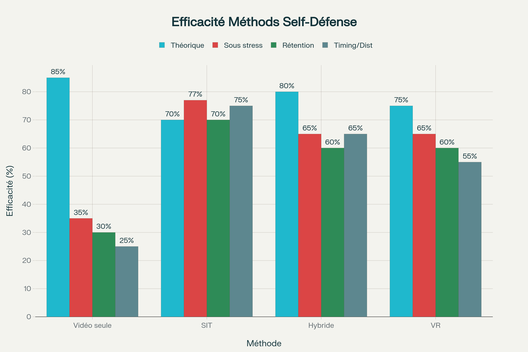 Comparaison de l'efficacité des méthodes d'apprentissage en self-défense selon différents critères de performance