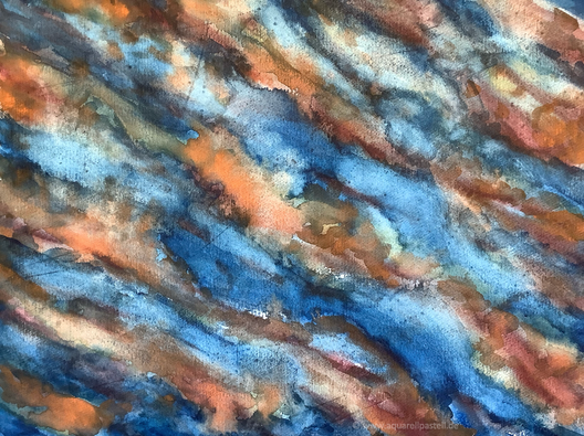 Wasser und Wellen (30 x 40 cm)