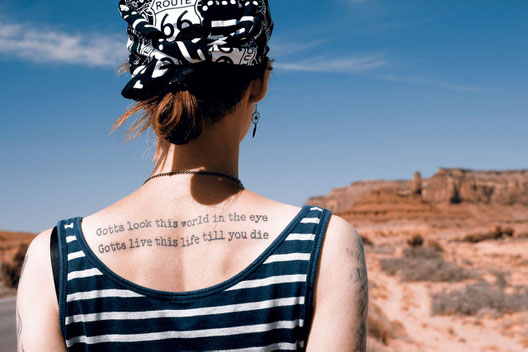 Tattoos, lonelyroadlover, warum ich Tattoos besitze, Monument Valley, Travelblogger