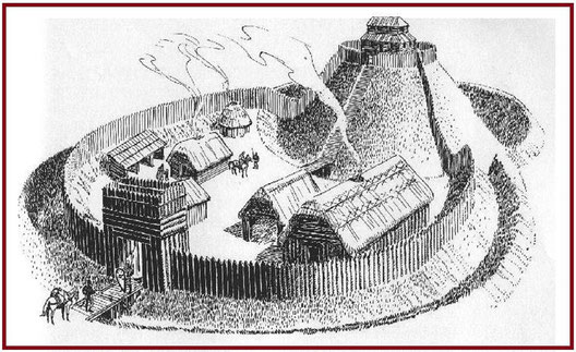 An early Norman motte and bailey castle