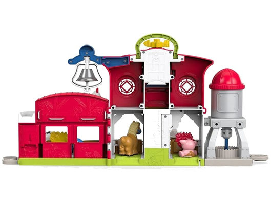 Die Besonderheit beim Fisher-Price Bauernhof, ist die vielseitige Förderung in den Entwicklungsbereiche: Sinneswahrnehmung, Neugier und Staunen, Emotionen und Selbstdarstellung 