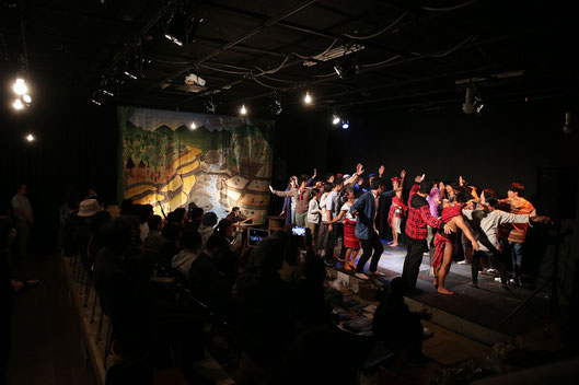 October 2018, "PAYO - Stories about Ifugao Rice Terraces" performance at Sai no Tsuno Theatre, Ueda City, Nagano Prefecture
