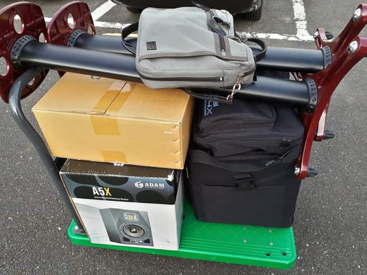ジャズ講座音響機器運搬