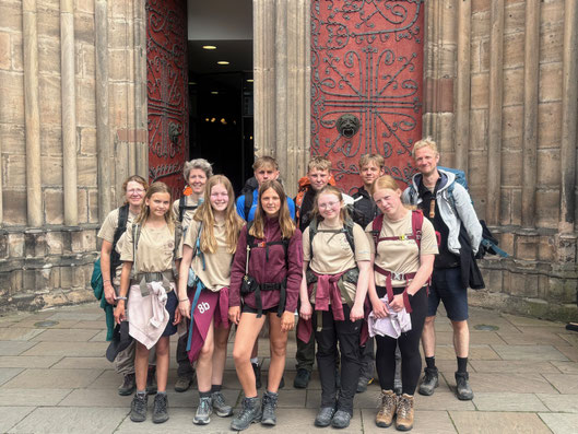 Gruppenfoto der Pilgergruppe