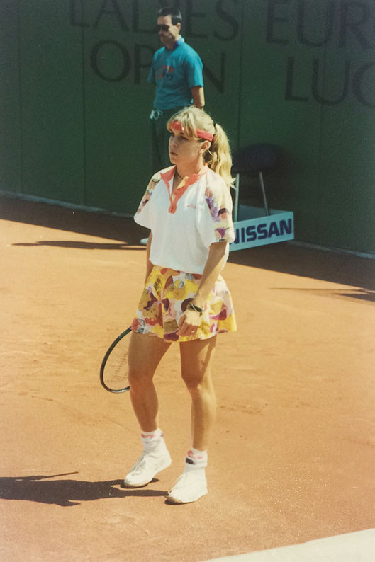 Meredith McGrath, won 25 WTA Double Titels, Picture taken at Ladies Open Lucerne 1993