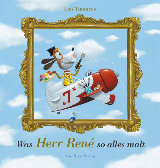 Cover des Bilderbuchs Was Herr René so alles malt für Kinder ab 4 Jahren