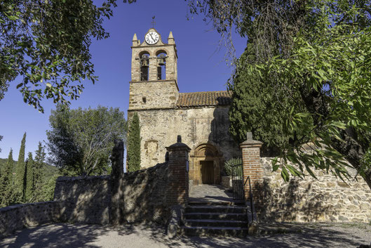 Bild: Die Kirche von Castelnou  "Église Sainte- Marie du Mercadal"  