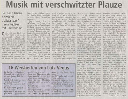 Offenbach Post,  April 2010