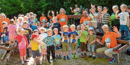 Im vergangenen Jahr beteiligte sich auch der Kindergarten Schenefeld an dem Lauf.