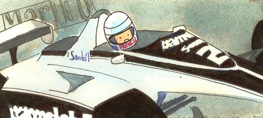 Riccardo Patrese by Muneta & Cerracín