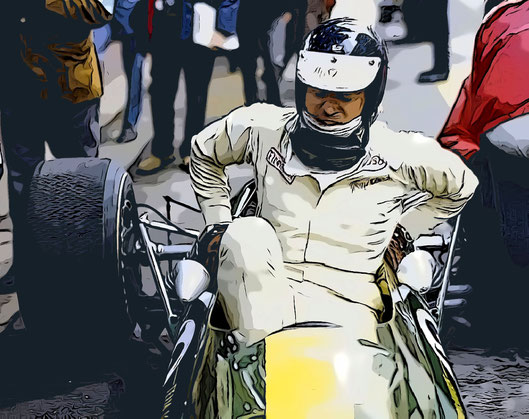 Jim Clark con su Lotus - Climax