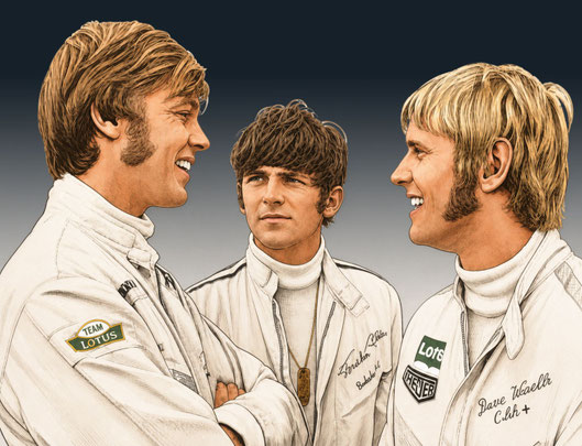 Ronnie (Bengt Ronald) Peterson, Torsten Palm y Reine Wisell