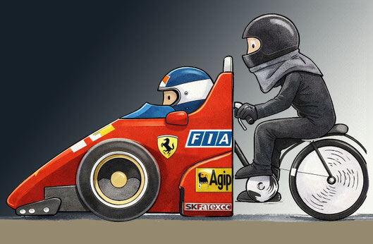 Patrick Tambay by Muneta & Cerracín