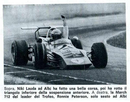 Niki Lauda en Albi en 1971