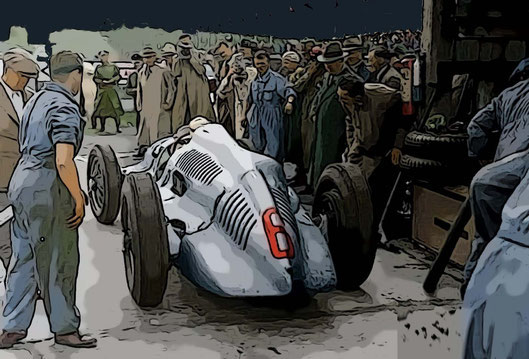 1939 German Grand Prix, Nurburgring Hermann Paul Muller's Auto Union Type-D