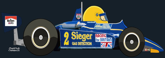 Martin Brundle by Muneta & Cerracín