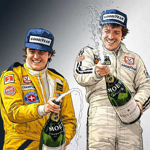 Mario Andretti by Muneta & Cerracín