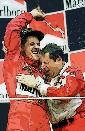 Michael Schumacher by Muneta & Cerracín