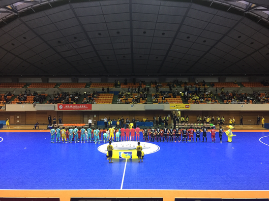 Before the "Tama Derby Match" at Machida Municipal Gymnasium Tokyo Machida City F-League Futsal sports attraction entertainment tourist spot Visit Tama - Tama Tourism Promotion