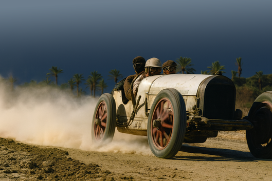 François Eysserman con su Bugatti 35