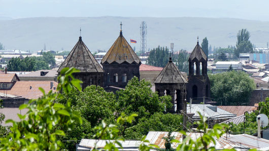 Blick auf Gyumri