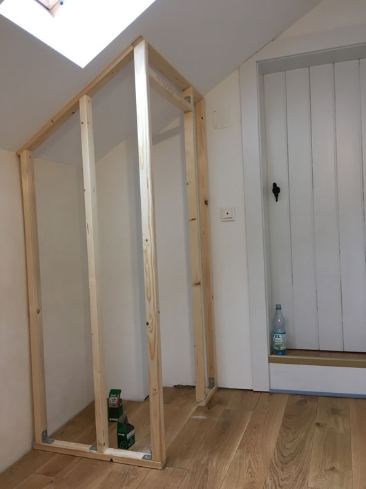 Ein Einbauschrank Fur Den Flur Unser Eifelhaus Fachwerkhaussanierung In Der Eifel