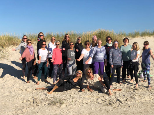 Endlich wieder Yoga on the beach! SPO 2021!