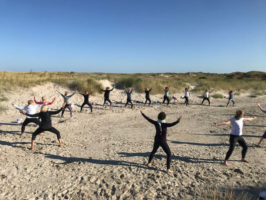 Endlich wieder Yoga on the beach! SPO 2021!