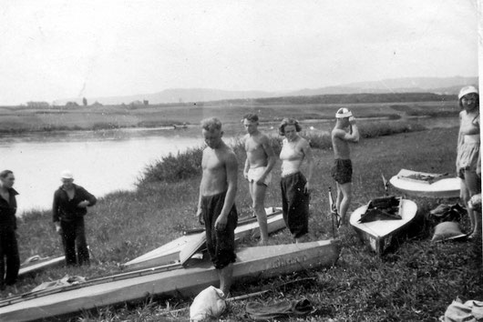 30er-Jahre FWF-Kanutour Saar-Mosel-Rhein