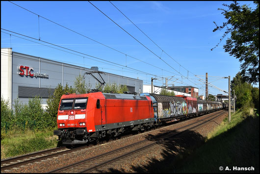 Die 001 einer Baureihe zu fotografieren hat immer etwas Besonderes an sich. Am 19.09.2025 konnte ich 185 001-5 am GA 60073 in Chemnitz-Schönau fotografieren