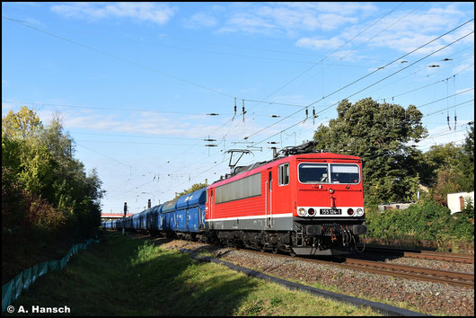 Das Unternehmen Leipziger DampfKultur (LDK) schenkte der Lok eine weitere Zukunft. Am 30.09.2025 schleppt sie einen Bunkerzug von PKP Cargo durch Leipzig-Wiederitzsch