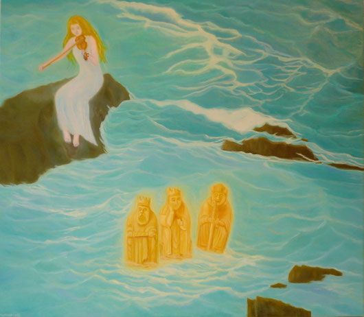 Arrival from the north 80x70cm