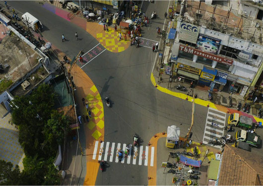 Tactical urbanism activities in Coimbatore, India