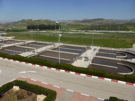 Sewage treatment plant in Palestine