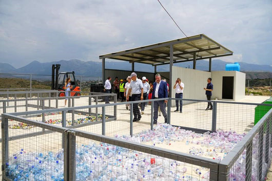 Visit of the German ambassador together with the Mayor of Saranda, and representatives of the German Development Cooperation (Photo GIZ, Tirana)