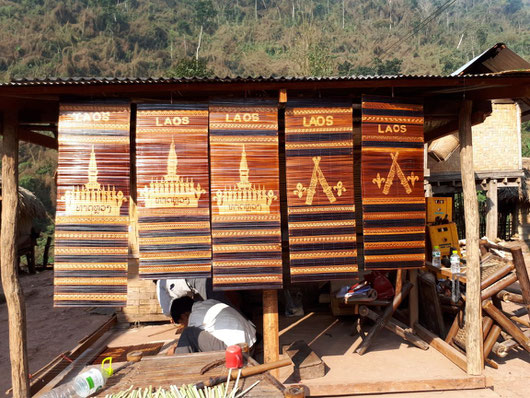 New bamboo products in Laos