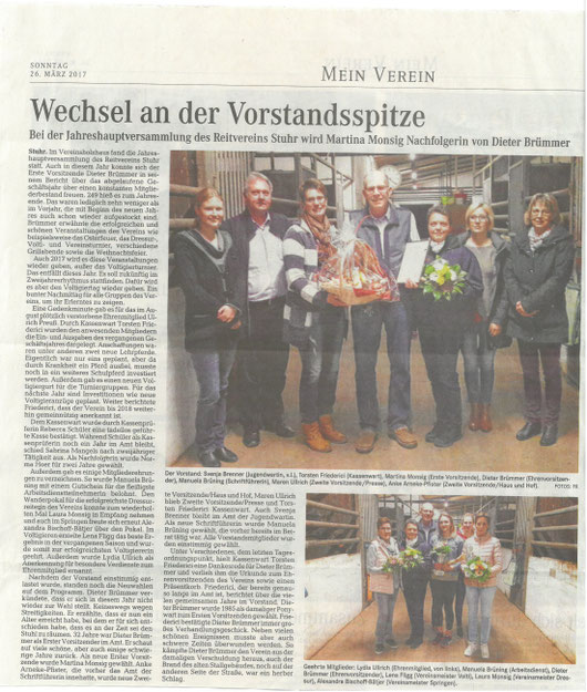 Artikel Mein Verein 26.03.2017