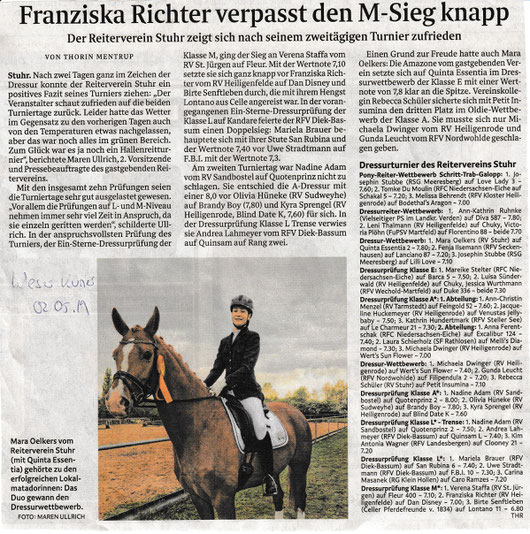 Artikel Weser Kurier 02.02.2019