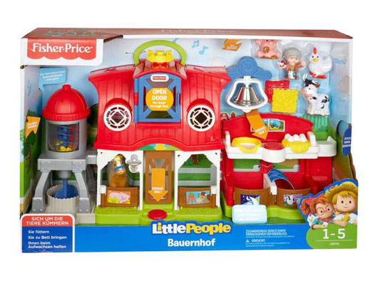 Bei der Bestellung im Onlineshop der-Wegweiser erhalten Sie das Fisher-Price Paket "Little People Bauernhof".