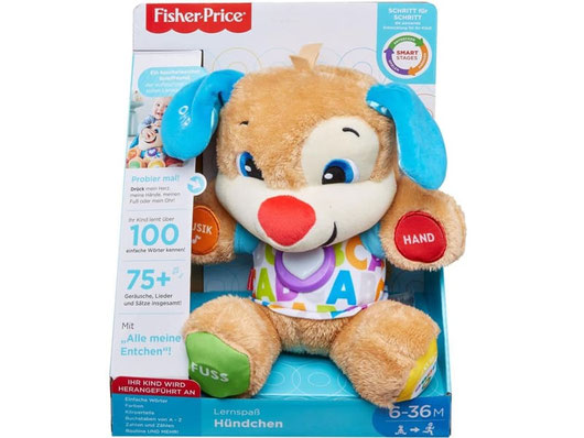 Bei der Bestellung im Onlineshop der-Wegweiser erhalten Sie "Lernspass Hündchen von Fisher-Price.