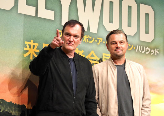 『ワンス・アポン・ア・タイム・イン・ハリウッド』のPRで来日したクエンティン・タランティーノ監督とレオナルド・ディカプリオ　©SHINICHI KOSAKA 