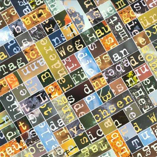 Papiercollage von Klaus Becker, Kassel