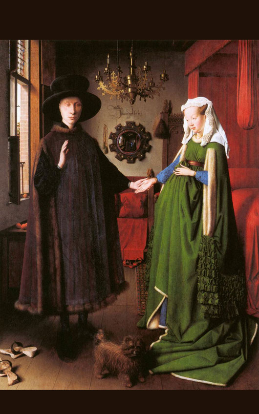 ファン・エイク「アルノルフィーニ夫妻像」1434年