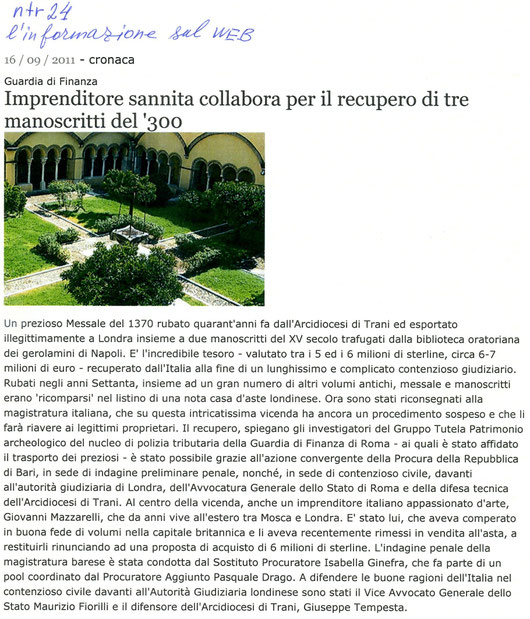 IL PREZIOSO MESSALE - mazzarelligiovannis JimdoPage!