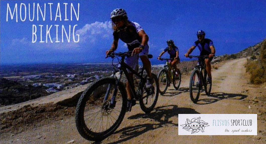 Mountain Biking on Naxos island Greece Griekenland