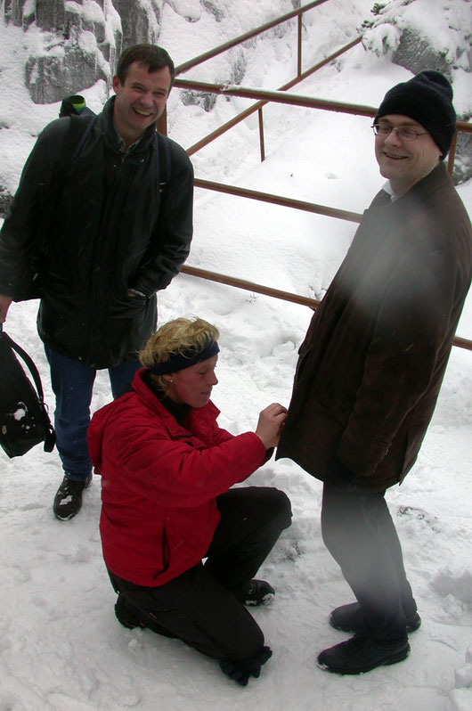 Handanlegen bei Pavel