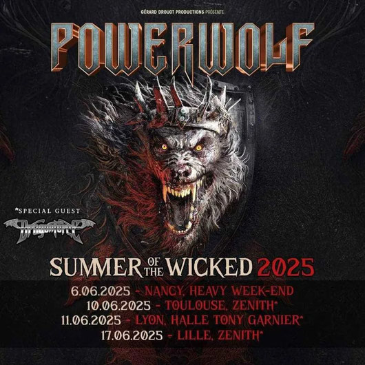 Powerwolf -Summer of the Wicked 2025