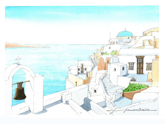 ギリシャ　サントリーニ島
